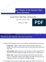 A Multifrequency Theory of The Interest Rate Term Structure: Laurent Calvet, Adlai Fisher, and Liuren Wu