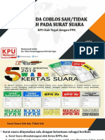 Materi Bimtek 2 Tanda Coblos Surat Suara Sah Dan Tidak Sah