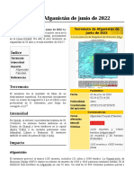 Terremoto de Afganistán de Junio de 2022