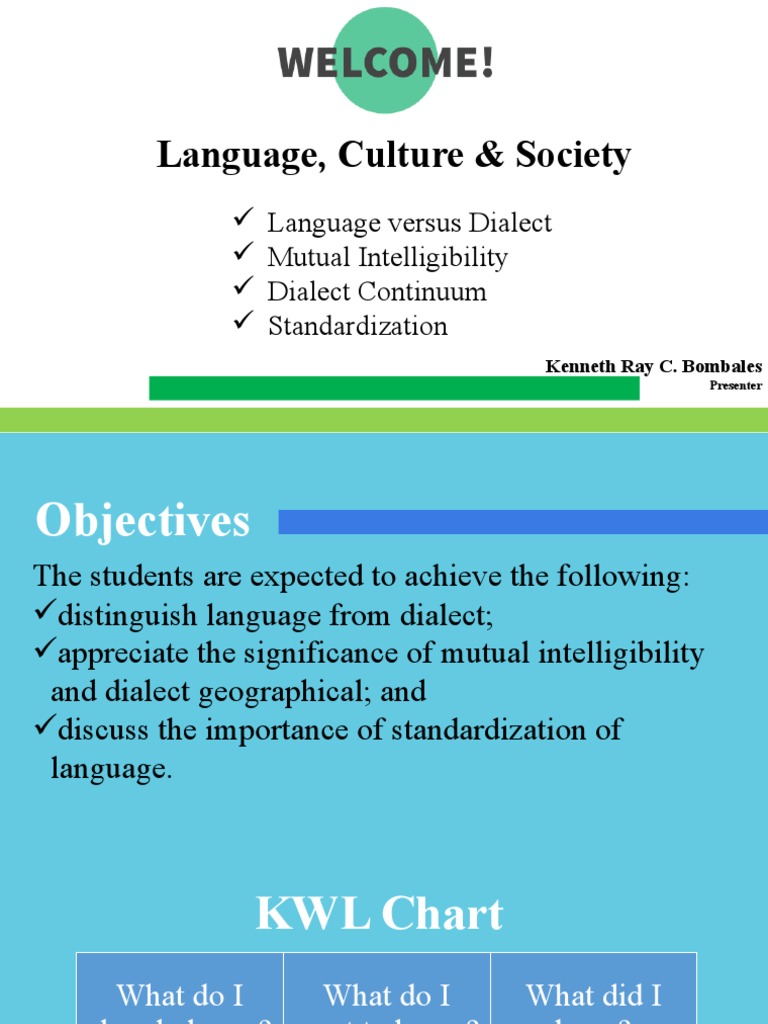 Distinguishing Language and Dialect | PDF | Dialect | Accent ...