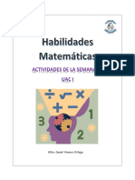 Habilidades Matemáticas UAC-I (Actividades Quinta Semana)
