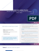 Finanzas de largo plazo: CAPM y WACC