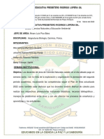 Area de Ciencias Naturales - Temas y Objetivos 2022 2er Periodo.