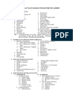 Daftar Alat Dan Bahan Praktikum Akbid