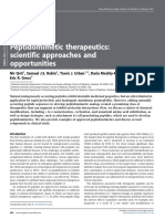 Peptidomimetic Therapeutics: Scientific Approaches and Opportunities
