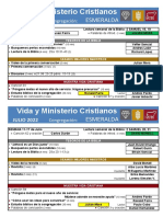 Vida y Ministerio Cristianos Julio 2022