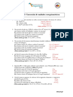 Guía 2 U2 - Conversión de Unidades Estequiométricas