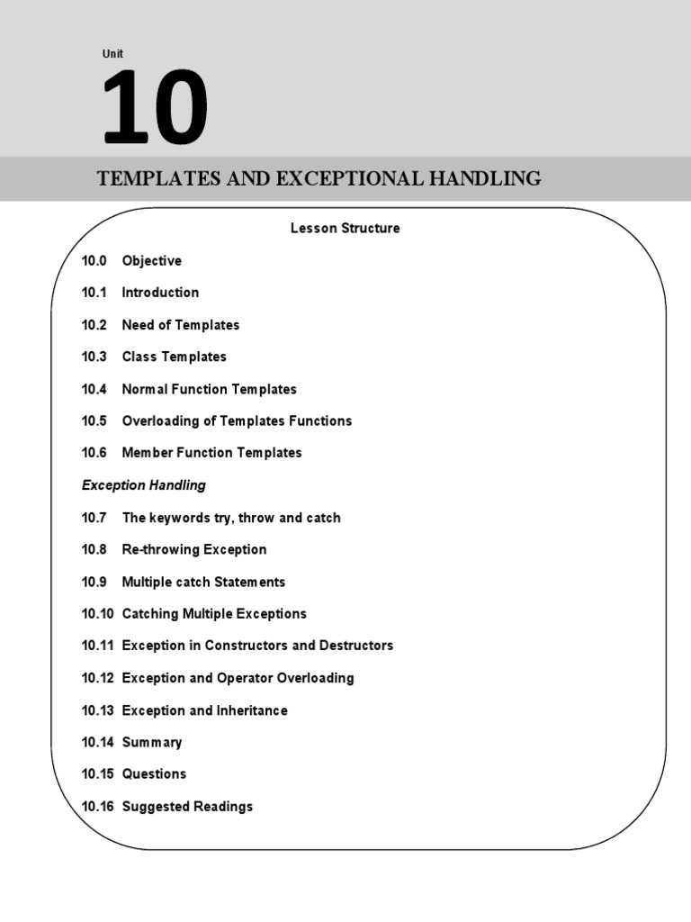 C++ Templates Notes | PDF | Subroutine | Parameter (Computer Programming)