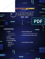 Add-On School Program Proposal 2022-2023 - For Improvement