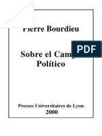 Campo Politico (Pierre Bourdieu)