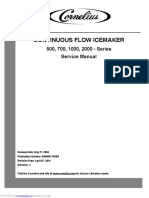 Continuous Flow Icemaker: 500, 700, 1000, 2000 - Series Service Manual