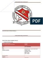 Colegio Sagrada Familia plan de inglés