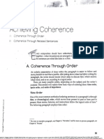 Achieving Coherencee: A. Coherence Through Order