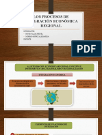 Los Procesos de Integraciòn Econòmica Regional