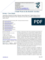 The Management of Solid Waste in The Rodolfo Aurelian Forum - Case Study
