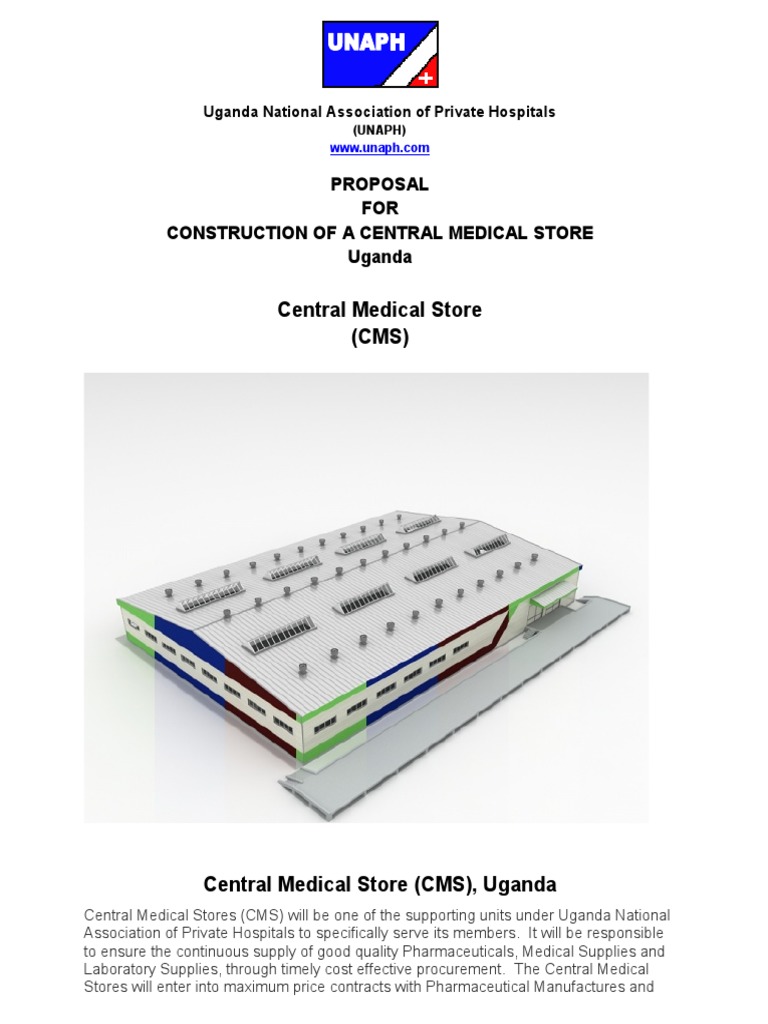 Proposal For Construction of A Central Medical Store PDF Healthcare