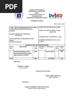 PROGRAM OF WORK N Bill of Materials Handwashing Facility SES 2022 Updated