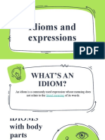 Idioms and Expressions