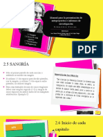 Manual para La Presentación de Anteproyectos e Informes - 2.5 A 2.8