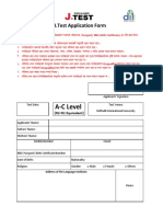 A-C Level: J.Test Application Form