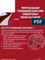 Penyelesaian Transaksi Gantung