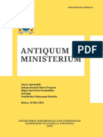 Seri Dokumen Gerejawi Antiquum Ministerium