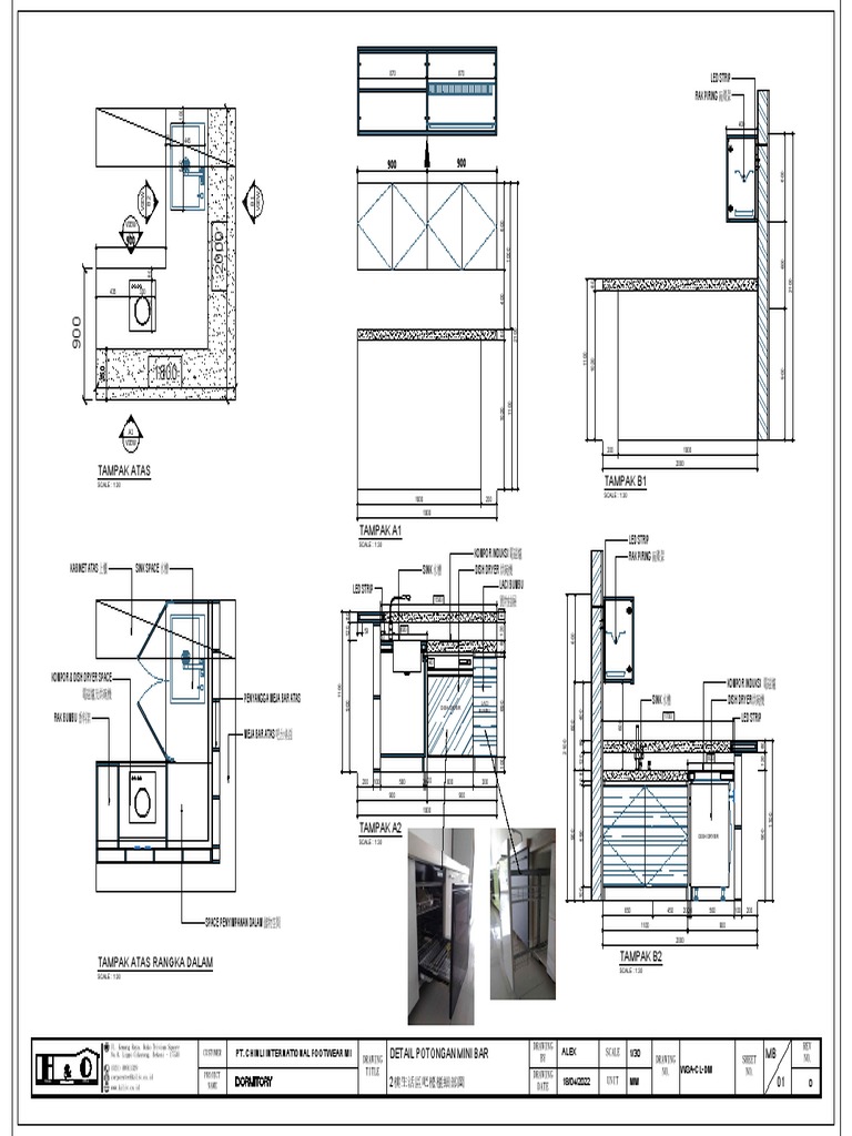 Mini Bar Design and Dimensions | PDF