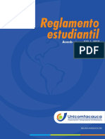Reglamento Estudiantil Unicomfacauca