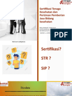 SHARING ANGKATAN 3 Sertifikasi Tenaga Kesehatan Dan Perizinan Pemberian Jasa Bidang