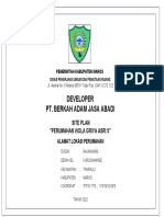 Site Plan PT. Berkah