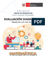 Evaluación Diagnóstica 2° - Matemática