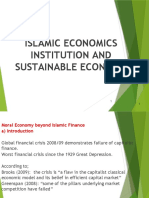 009 - Islamic Economics Institution and Sustainable Economy
