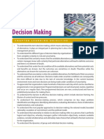 Decision Making: Chapter Learning Objective