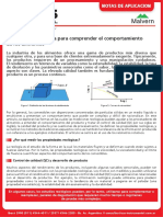 Utilizando La Reologia para Comprender El Comportamiento de Una Suspension