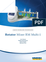 Rotator Mixer RM Multi-1: User Manual Bedienungsanleitung Mode D'emploi Manuale D Uso