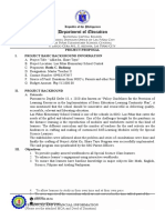Project Proposal I. Project Basic Background Information: IV. Technical and Financial Information