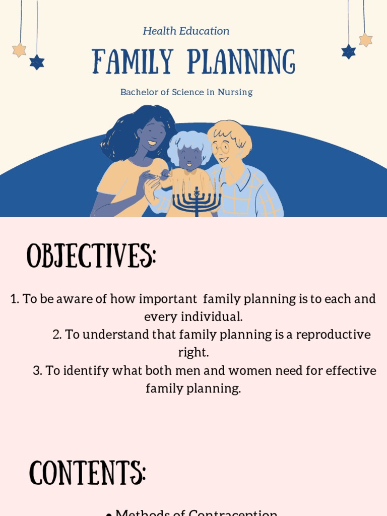 Family Planning Health Education PDF Family Planning Birth Control