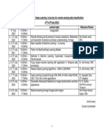 Course Schedule 100th