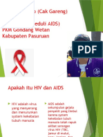PRESENTASI HIV AIDS UNTUK MASYARAKAT