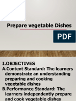 Prepare Vegetable Dishes