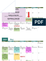 Study Timetable 2022