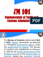 History of Phil. Customs - Consolidated