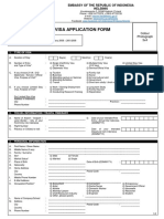 On Arrival Visa Form