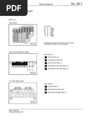 Audi TT Wiring and Fuse Diagrams | PDF | Electrical Connector