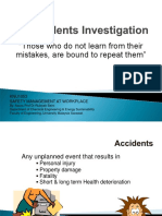 Accidents Investigations