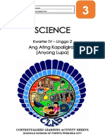 Science3 - Q4 - CLAS2 - Ang Ating Kapaligiran (Anyong Lupa) - v2 - Liezl Arosio