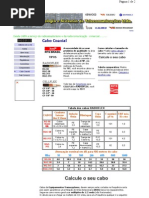 Calculo Exato de Cabo Coaxial