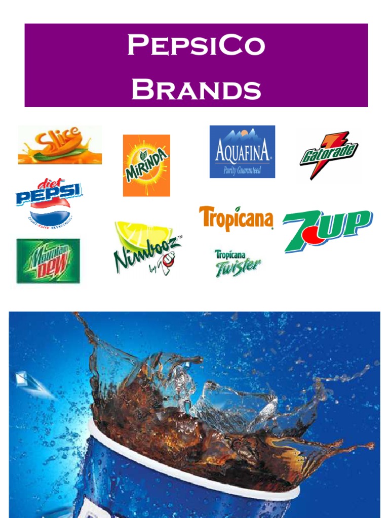 Pepsico Brands | PDF | Pepsi Co | Soft Drink, image size:768x1024