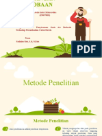 Rancangan Percobaan Rancangan Acak Kelompok