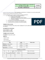 P SQ 0501 Procédure Audit Interne v0.0